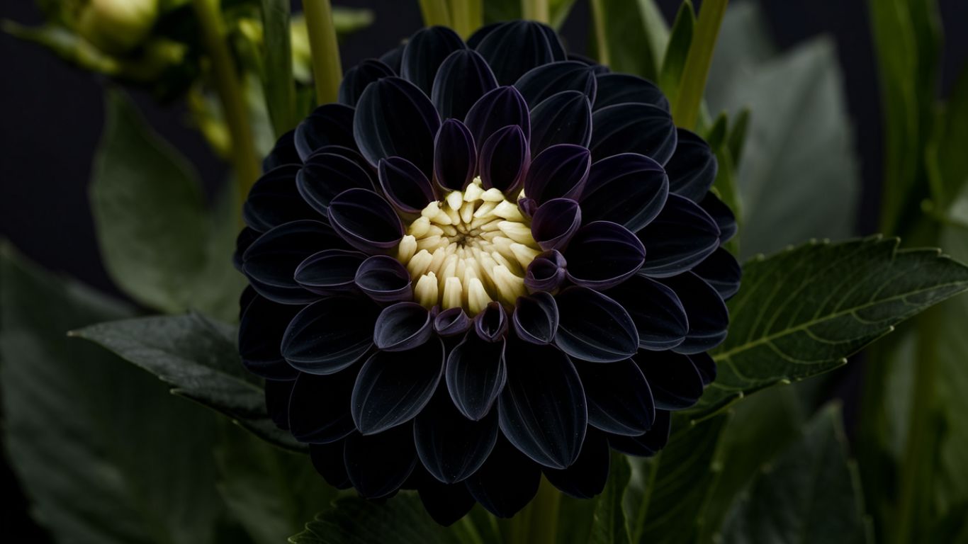 The Mysterious Beauty of the Black Dahlia Flower